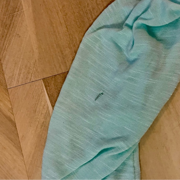NWOT- Gaiam light blue top - Picture 5 of 5